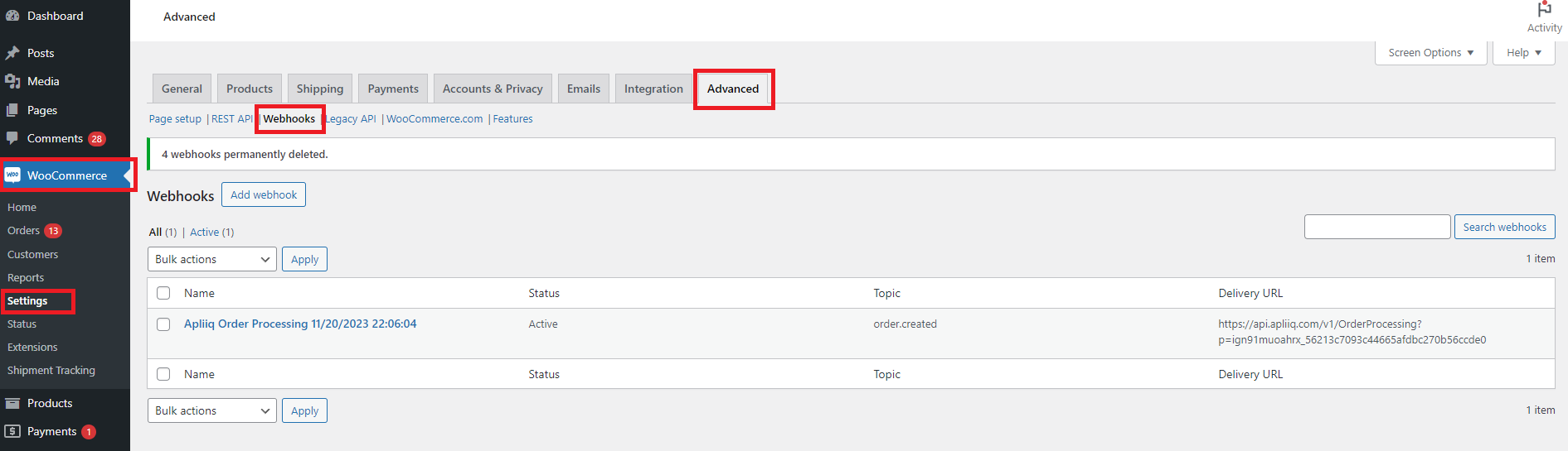 Confirming Successful Installation of WooCommerce Plugin